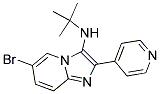 IMIDAZO[1,2-A]PYRIDIN-3-AMINE, 6-BROMO-N-(1,1-DIMETHYLETHYL)-2-(4-PYRIDINYL)- Struktur