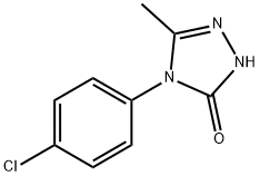 4-(4-CHLOROPHENYL)-5-METHYL-2,4-DIHYDRO-3H-1,2,4-TRIAZOL-3-ONE Struktur