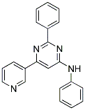 N,2-DIPHENYL-6-PYRIDIN-3-YLPYRIMIDIN-4-AMINE Struktur