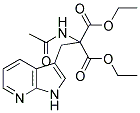 ETHYL A-ACETAMIDO-A-CARBETHOXY-B-(7-AZA-3-INDOLYL)PROPIONATE Struktur