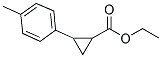 2-P-TOLYL-CYCLOPROPANECARBOXYLIC ACID ETHYL ESTER Struktur