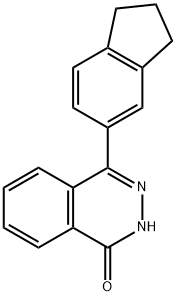 4-(2,3-DIHYDRO-1H-INDEN-5-YL)-1(2H)-PHTHALAZINONE Struktur