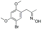 (5-BROMO-2,4-DIMETHOXYPHENYL)ACETONE OXIME Struktur