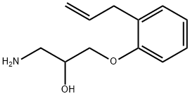 1-(2-ALLYL-PHENOXY)-3-AMINO-PROPAN-2-OL Struktur