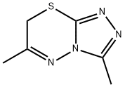 3,6-DIMETHYL-7 H-[1,2,4]TRIAZOLO[3,4-B ][1,3,4]THIADIAZINE Struktur