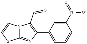 6-(3-NITRO-PHENYL)-IMIDAZO[2,1-B]THIAZOLE-5-CARBOXALDEHYDE Struktur