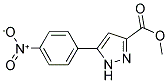 METHYL 5-(4-NITROPHENYL)-1H-PYRAZOLE-3-CARBOXYLATE Struktur