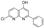 7-CHLORO-4-HYDROXY-2-PHENYL-1,8-NAPHTHYRIDINE Struktur