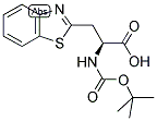 BOC-ALA(2-BENZOTHIAZOLYL)-OH Struktur