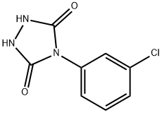 4-(3-CHLORO-PHENYL)-[1,2,4]TRIAZOLIDINE-3,5-DIONE Struktur