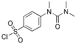 4-(TRIMETHYL-UREIDO)-BENZENESULFONYL CHLORIDE Struktur