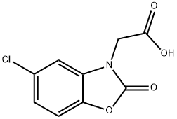 (5-CHLORO-2-OXO-BENZOOXAZOL-3-YL)-ACETIC ACID Struktur