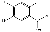 5-AMINO-2,4-DIFLUOROPHENYLBORONIC ACID Struktur