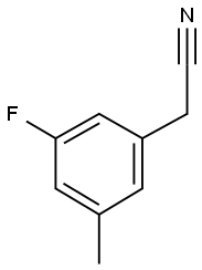 3-FLUORO-5-METHYLPHENYLACETONITRILE Struktur