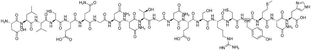 DLVCEQGNNTGNESRCYMNH Struktur