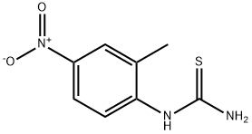 N-(2-METHYL-4-NITROPHENYL)THIOUREA Struktur