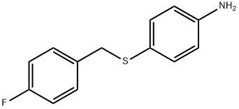 4-(4-FLUOROBENZYLTHIO)ANILINE Struktur