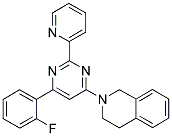 2-[6-(2-FLUOROPHENYL)-2-PYRIDIN-2-YLPYRIMIDIN-4-YL]-1,2,3,4-TETRAHYDROISOQUINOLINE