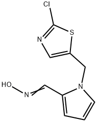 1-[(2-CHLORO-1,3-THIAZOL-5-YL)METHYL]-1H-PYRROLE-2-CARBALDEHYDE OXIME Struktur