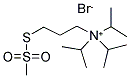 3-(TRIISOPROPYLAMMONIUM)PROPYL METHANETHIOSULFONATE BROMIDE Struktur