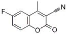 3-CYANO-6-FLUORO-4-METHYLCOUMARIN Struktur