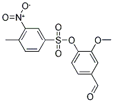 4-METHYL-3-NITRO-BENZENESULFONIC ACID 4-FORMYL-2-METHOXY-PHENYL ESTER Struktur