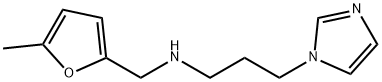 (3-IMIDAZOL-1-YL-PROPYL)-(5-METHYL-FURAN-2-YL-METHYL)-AMINE Struktur