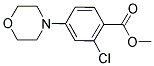 METHYL 2-CHLORO-4-MORPHOLINOBENZENECARBOXYLATE Struktur