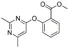 2-[(2,4-DIMETHYLPYRIMIDIN-6-YL)OXY]BENZOIC ACID, METHYL ESTER Struktur