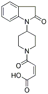 4-[4-(2,3-DIHYDRO-2-OXO-(1H)-INDOL-1-YL)PIPERIDIN-1-YL]-4-OXO-(2Z)-BUTENOIC ACID Struktur