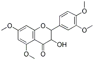 2-(3,4-DIMETHOXYPHENYL)-3-HYDROXY-5,7-DIMETHOXY-2,3-DIHYDRO-4H-CHROMEN-4-ONE Struktur