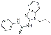 N-PHENYL-N'-(1-PROPYL-1H-BENZIMIDAZOL-2-YL)THIOUREA Struktur