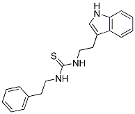 N-[2-(1H-INDOL-3-YL)ETHYL]-N'-(2-PHENYLETHYL)THIOUREA Struktur