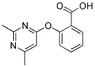 2-[(2,4-DIMETHYLPYRIMIDIN-6-YL)OXY]BENZOIC ACID Struktur