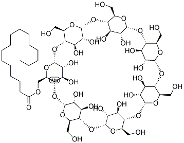 PALMITOYL BETA-CYCLODEXTRIN Struktur