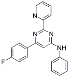 6-(4-FLUOROPHENYL)-N-PHENYL-2-PYRIDIN-2-YLPYRIMIDIN-4-AMINE Struktur