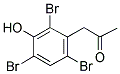 (3-HYDROXY-2,4,6-TRIBROMOPHENYL)ACETONE Struktur