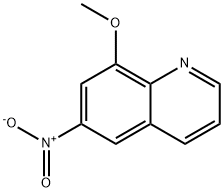 8-METHOXY-6-NITROQUINOLINE Struktur