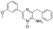 2-AMINO-3-BENZYL-5-(3'-METHOXYPHENYL)-PYRAZINE-1-OXIDE Struktur