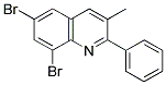 6,8-DIBROMO-3-METHYL-2-PHENYLQUINOLINE Struktur