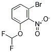 3-(DIFLUOROMETHOXY)-2-NITRO-BROMOBENZENE Struktur