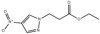 3-(4-NITRO-PYRAZOL-1-YL)-PROPIONIC ACID ETHYL ESTER Struktur