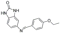 5-((4-ETHOXYBENZYLIDENE)AMINO)-1,3-DIHYDRO-2H-BENZIMIDAZOL-2-ONE Struktur