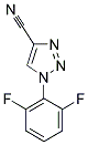 1-(2,6-DIFLUOROPHENYL)-4-CYANO-1,2,3-TRIAZOLE Struktur