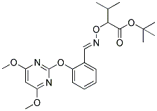 2-[2-AZA-3-[2-[(4,6-DIMETHOXYPYRIMIDIN-2-YL)OXY]PHENYL]-1-OXAPROP-2-ENYL]-3-METHYLBUTANOIC ACID, TERT-BUTYL ESTER Struktur