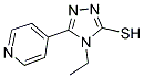 4-ETHYL-5-PYRIDIN-4-YL-4H-[1,2,4]TRIAZOLE-3-THIOL Struktur