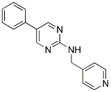 5-PHENYL-N-(PYRIDIN-4-YLMETHYL)PYRIMIDIN-2-AMINE Struktur