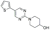 1-(5-THIEN-2-YLPYRIMIDIN-2-YL)PIPERIDIN-4-OL Struktur