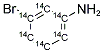 3-BROMOANILINE, [RING-14C(U)] Struktur