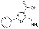 2-AMINOMETHYL-5-PHENYL-FURAN-3-CARBOXYLIC ACID Struktur